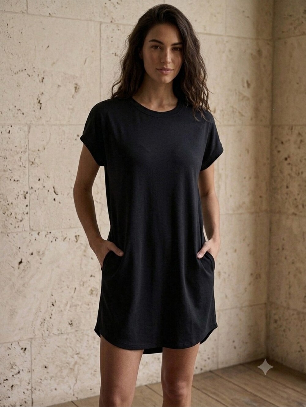Kit & Ace cotton/cashmere t-shirt dress